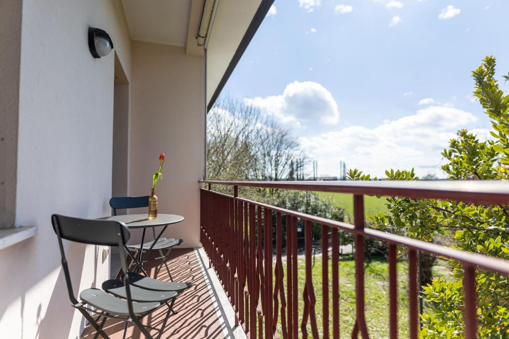 Balkón nebo terasa v ubytování Agriturismo San Bartolomeo
