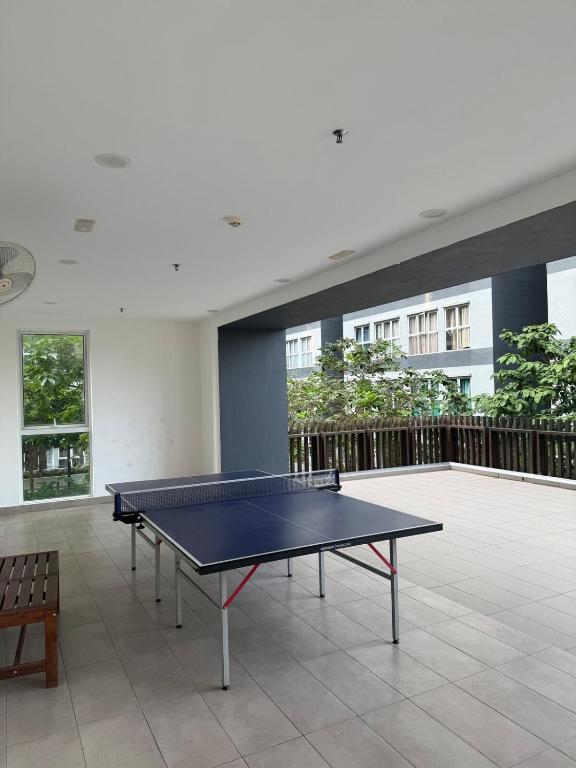 Stolní tenis v ubytování Canopy Hills Residensi Rimbun Cosy and Self Check In nebo okolí