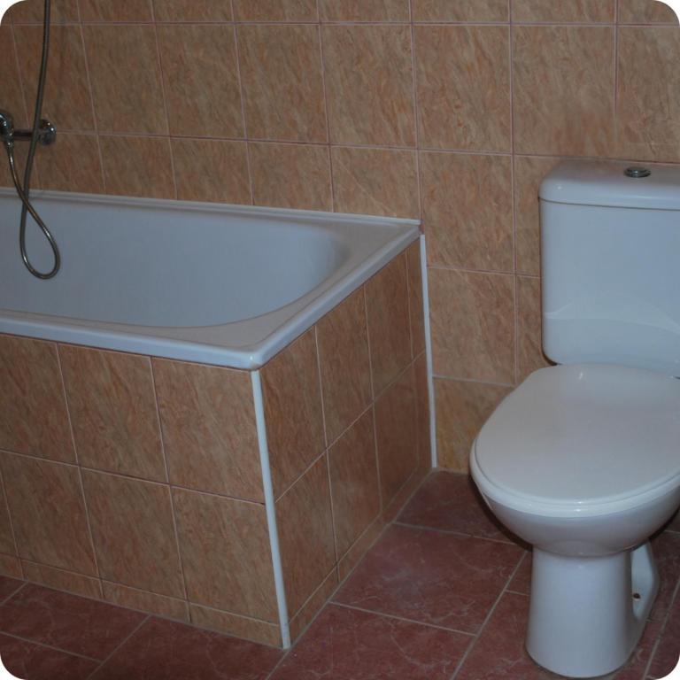 Koupelna v ubytování Ubytovňa Bunetice