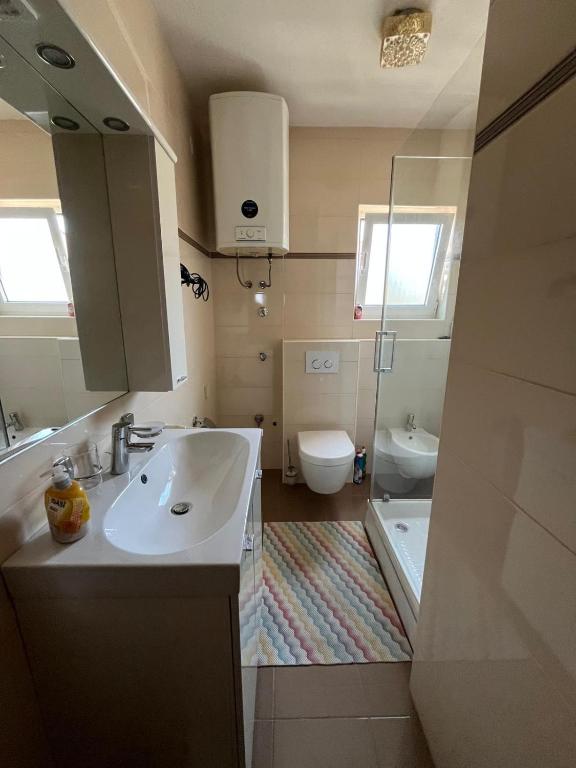 Koupelna v ubytování Ferienwohnung Ana