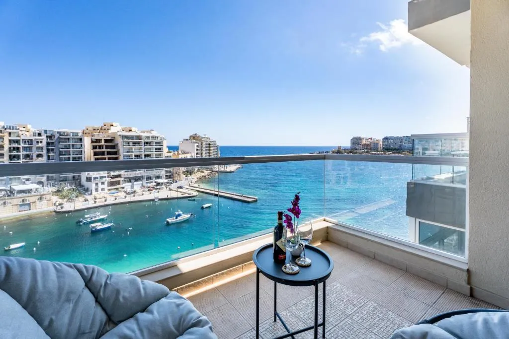 Scenic view 2BR flat in St Julian's Bay by Arco Collection