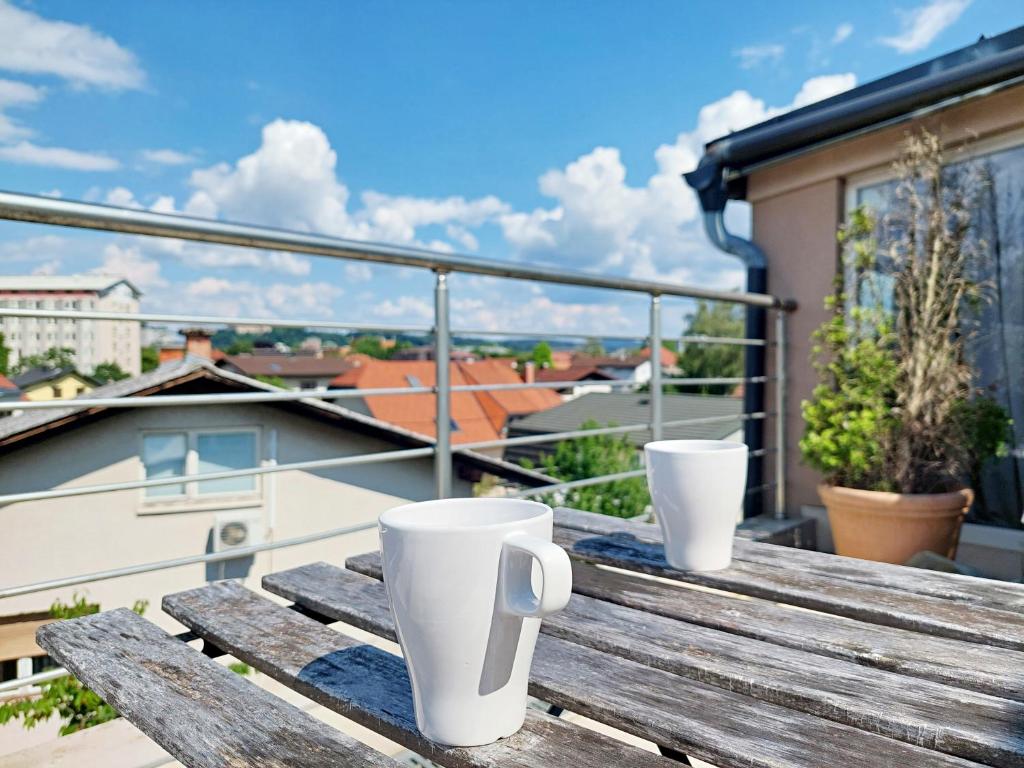 Balkón nebo terasa v ubytování GFS way studios - greenline accomodation