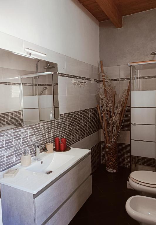Koupelna v ubytování B&B L'Antico Portico
