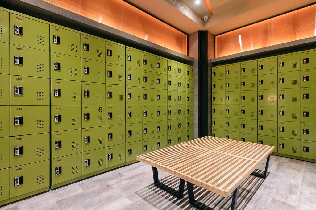 奇異果旅店 台中 站前二館 置物櫃