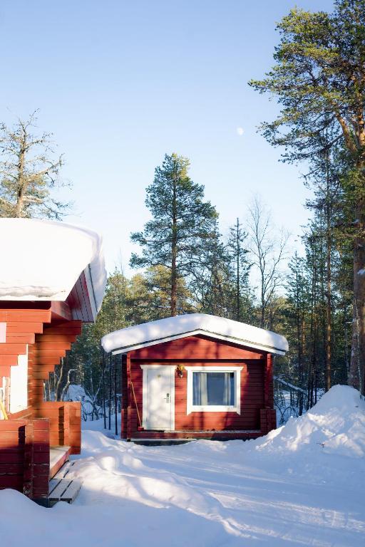 Crow Creek Cabins v zimě