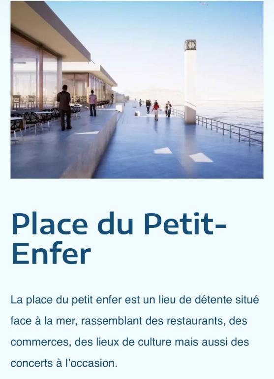 Fotografie z fotogalerie ubytování L'appart Lutin du bord de mer v destinaci Luc-sur-Mer