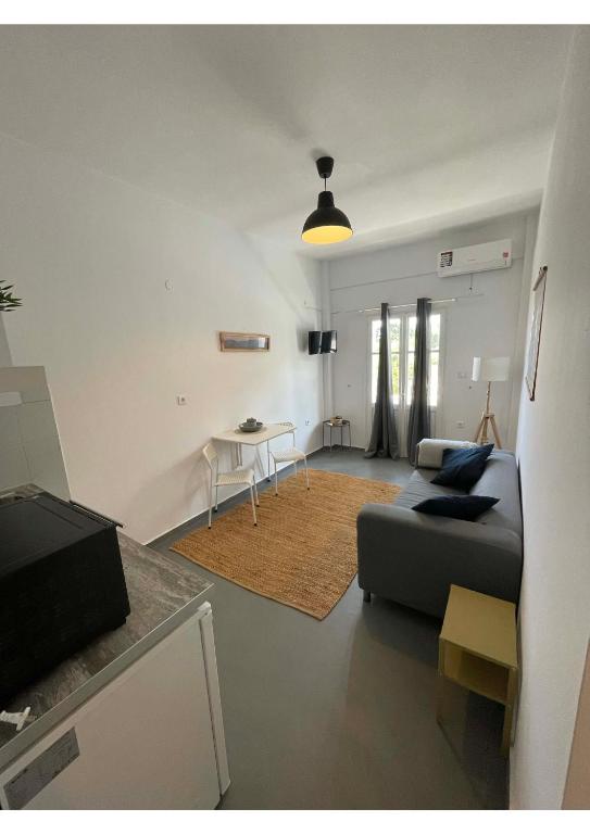 Posezení v ubytování Spanos Apartments - Panteli