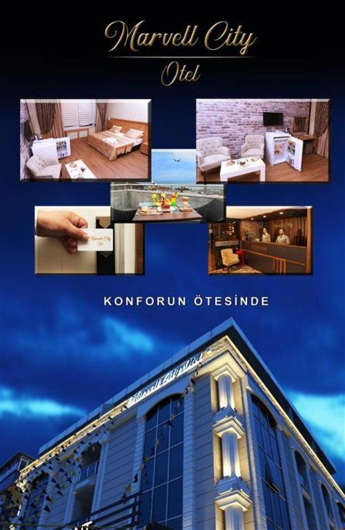 TV a/nebo společenská místnost v ubytování Marvell City Otel