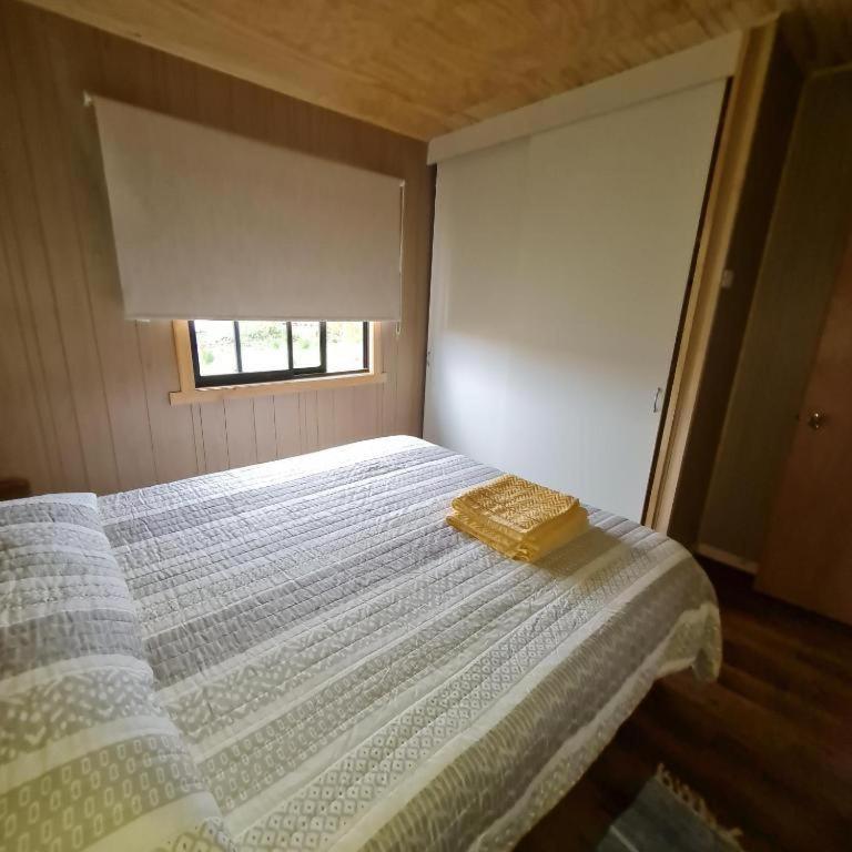 Postel nebo postele na pokoji v ubytování Cabañas Teresol