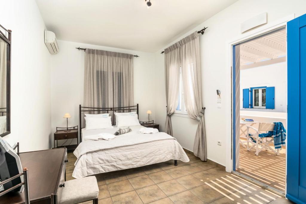 A bed or beds in a room at Livanios Studios