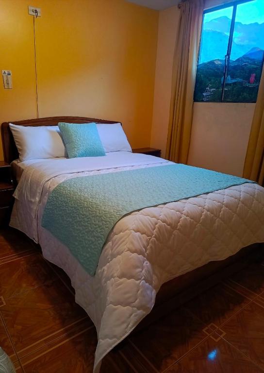 Postel nebo postele na pokoji v ubytování Hotel Amazonia y sol