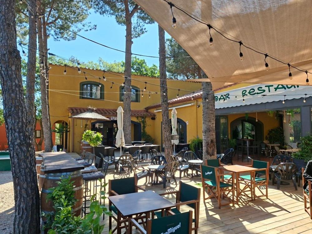 Restaurace v ubytování Camping Des Mimosas