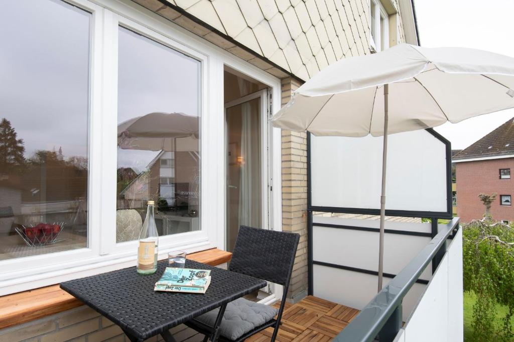 Patio nebo venkovní prostory v ubytování Skippers Hus Liegeplatz