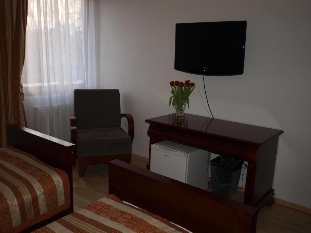 TV a/nebo společenská místnost v ubytování Hotel Oko