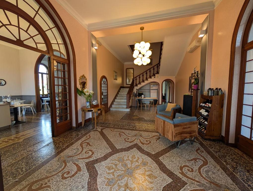 Vstupní hala nebo recepce v ubytování Villa Fieschi Boutique Hotel
