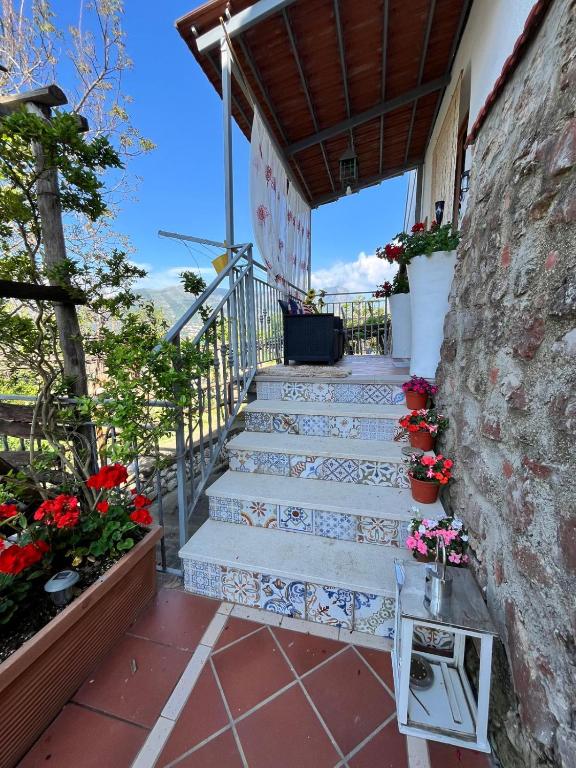 Balkón nebo terasa v ubytování Elisabeth Seaview Apartments Sorrento Coast