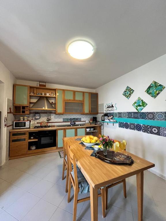 Kuchyň nebo kuchyňský kout v ubytování Elisabeth Seaview Apartments Sorrento Coast
