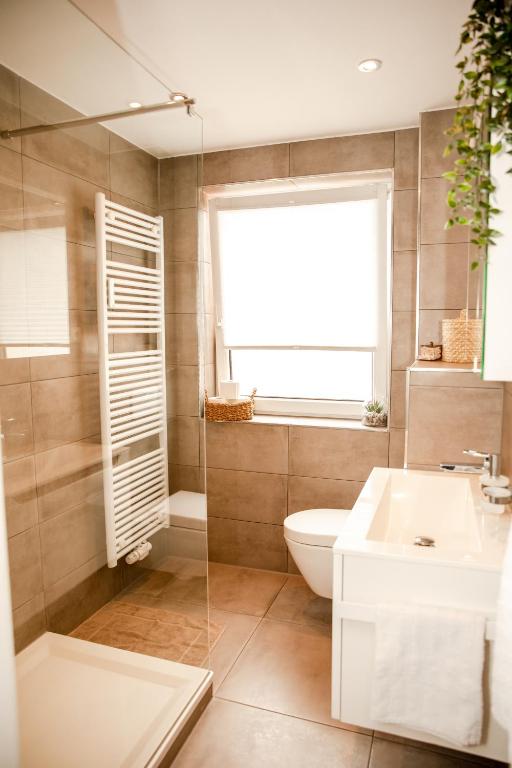 Koupelna v ubytování Juniorsuite-Apartment Weiden