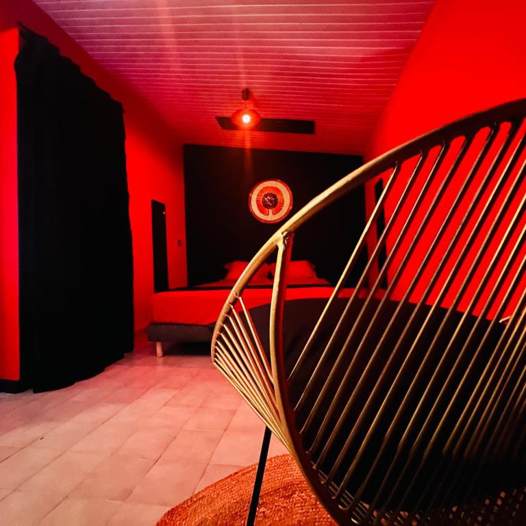 Postel nebo postele na pokoji v ubytování Orcéa & Spa Séjours Ecofriendly