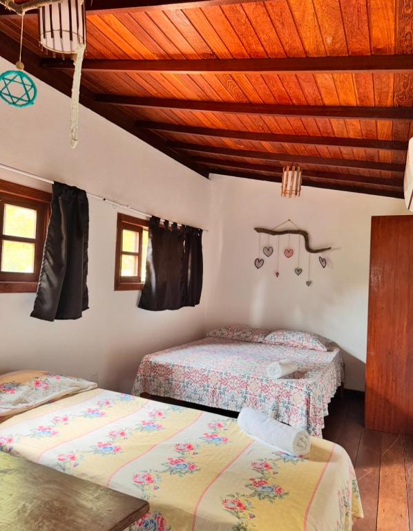 Postel nebo postele na pokoji v ubytování Pousada Arraial dos Sonhos
