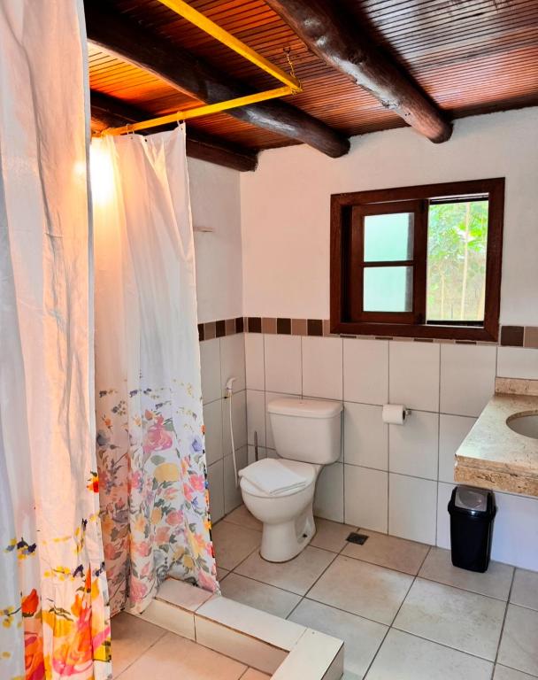 Koupelna v ubytování Pousada Arraial dos Sonhos