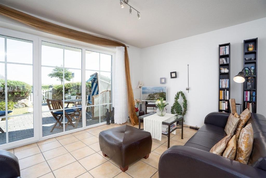 Posezení v ubytování Strand Domizil Wohnung 2