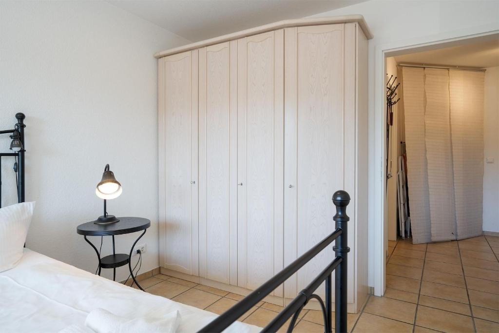 Postel nebo postele na pokoji v ubytování Strand Domizil Wohnung 2