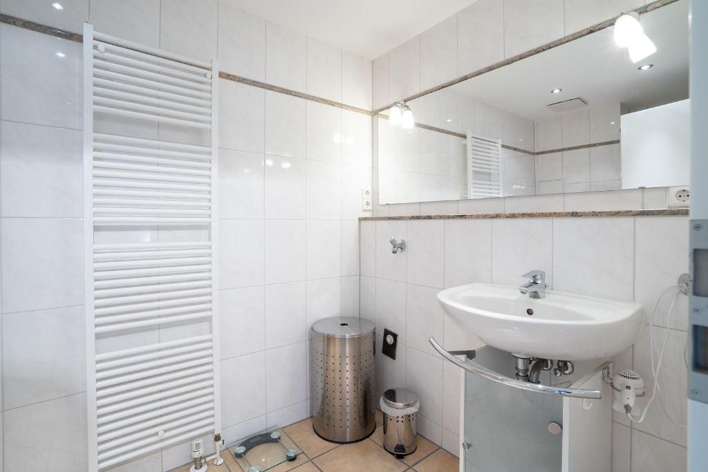 Koupelna v ubytování Strand Domizil Wohnung 2