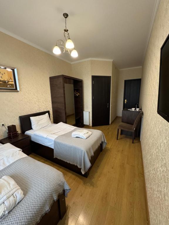 Postel nebo postele na pokoji v ubytování Hotel Vera View
