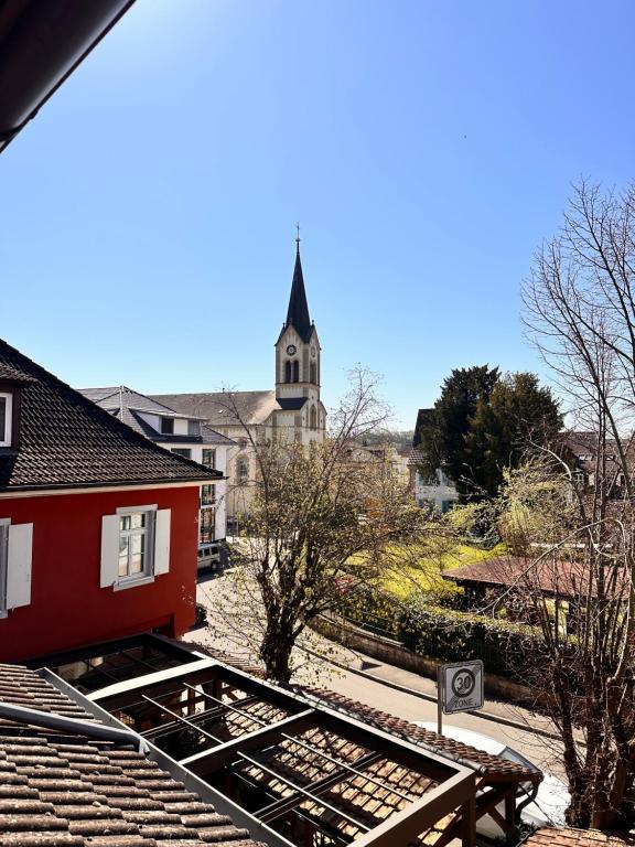 Nespecifikovaný výhled na hory nebo výhled na hory při pohledu z hotelu
