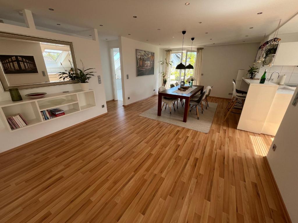 Η κουζίνα ή μικρή κουζίνα στο Messe- und Ferienloft am Nürnberger Reichswald