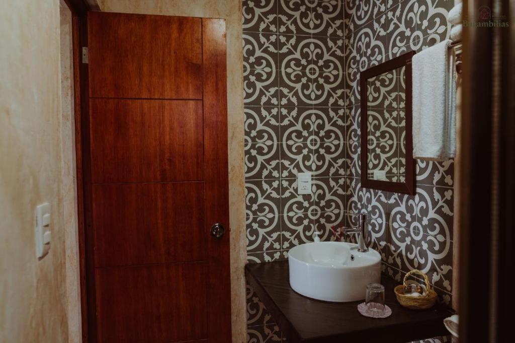 Koupelna v ubytování Hotel Boutique Bugambilias