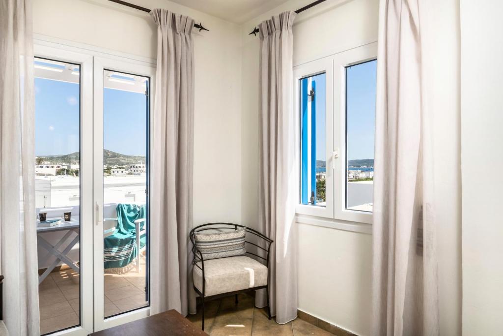 A balcony or terrace at Livanios Studios