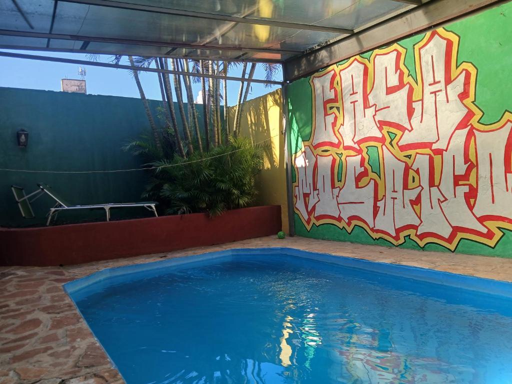 Bazén v ubytování Casa mosaico nebo v jeho okolí