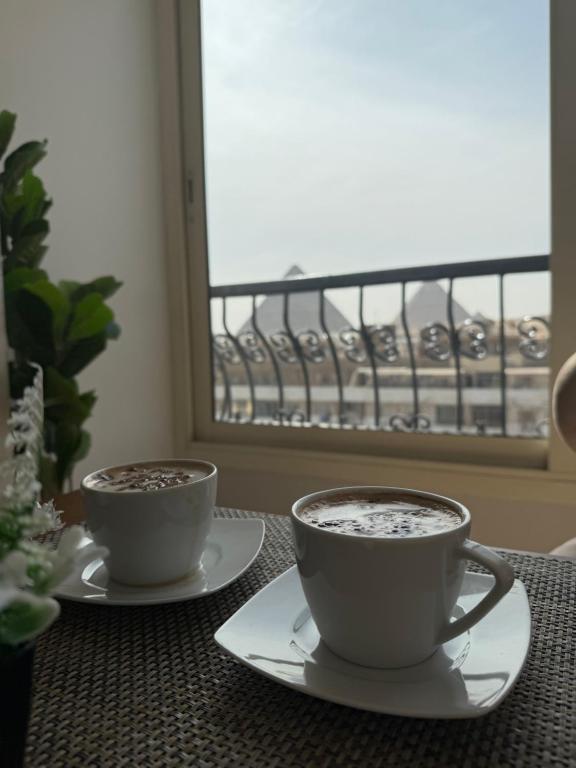 Balkón nebo terasa v ubytování Tiye Pyramids Hotel