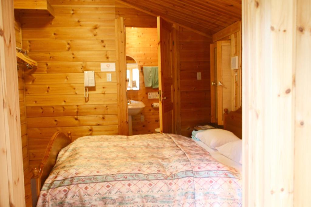 Postel nebo postele na pokoji v ubytování Hotel Andermatt