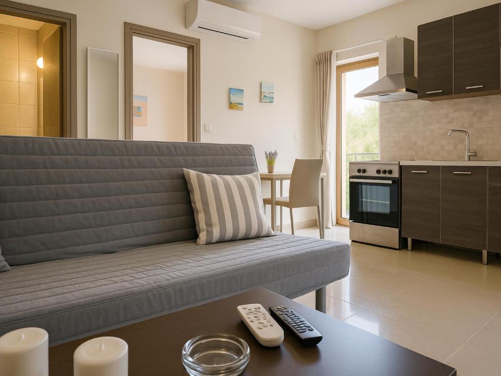 Kuchyň nebo kuchyňský kout v ubytování Zanteapts