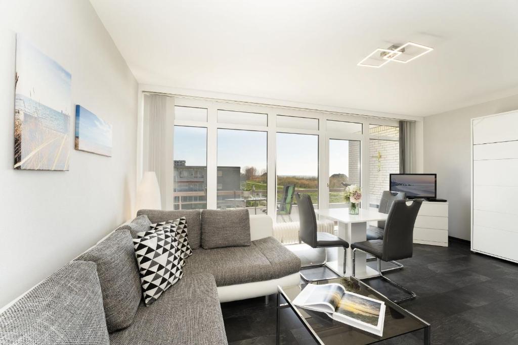 Posezení v ubytování Baltic Wohnung 143