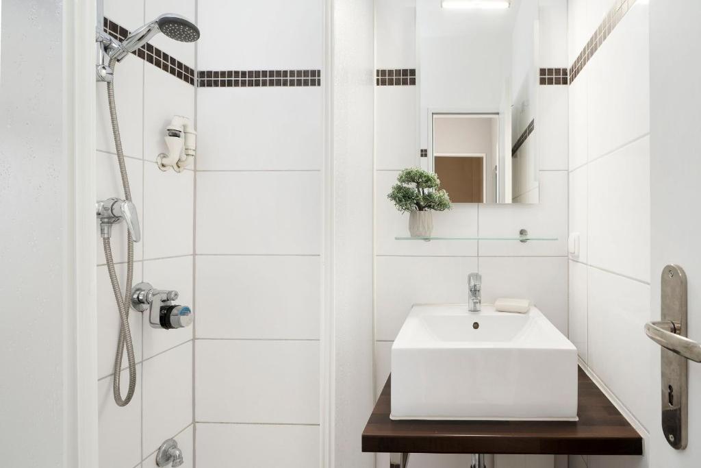 Koupelna v ubytování Baltic Wohnung 143