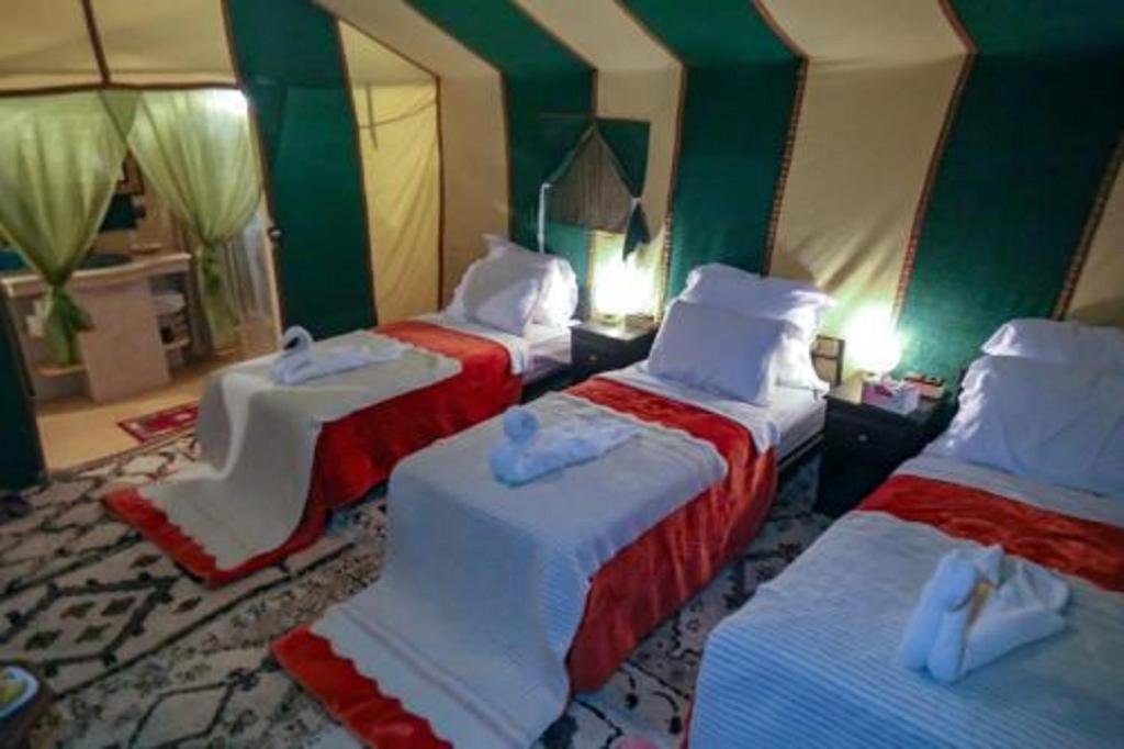 Postel nebo postele na pokoji v ubytování Camp Under Stars