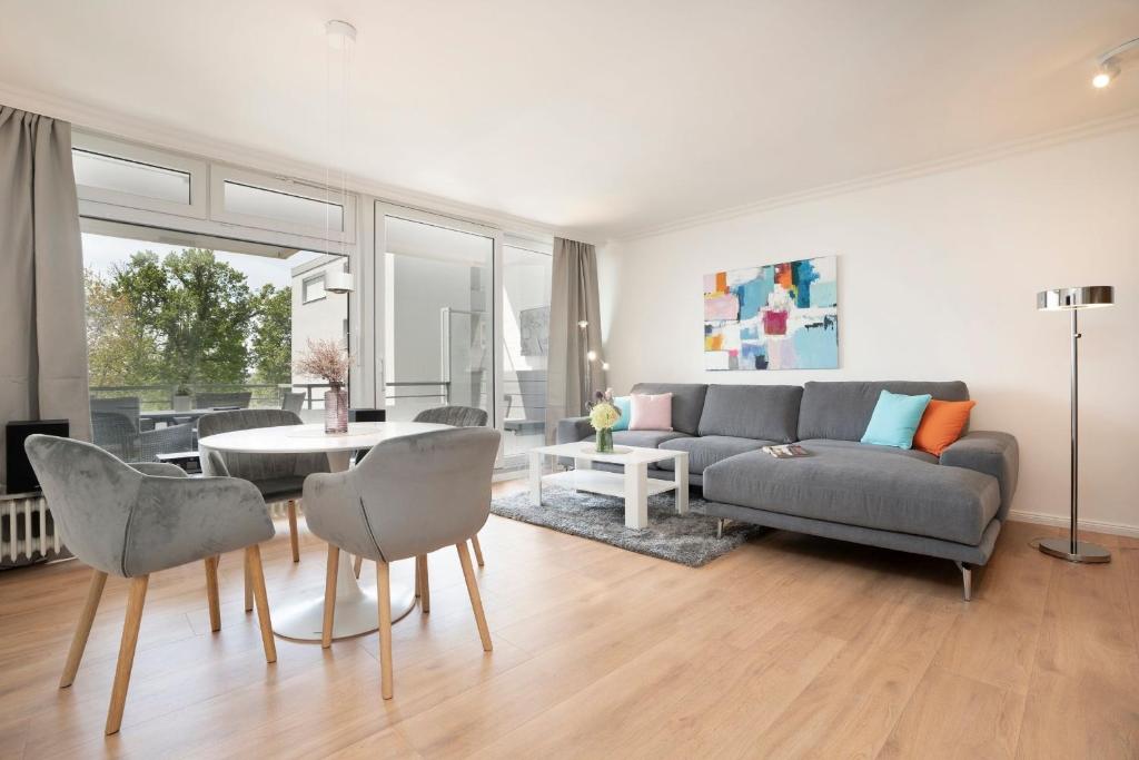 Posezení v ubytování Miramar Wohnung 510