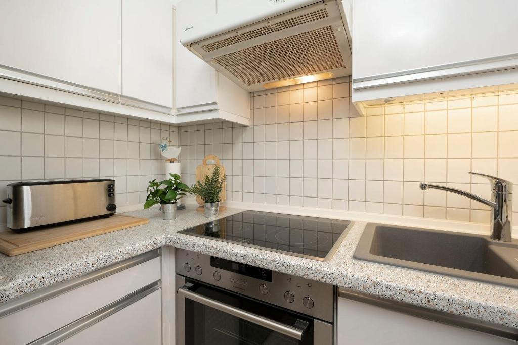 Kuchyň nebo kuchyňský kout v ubytování Miramar Wohnung 510