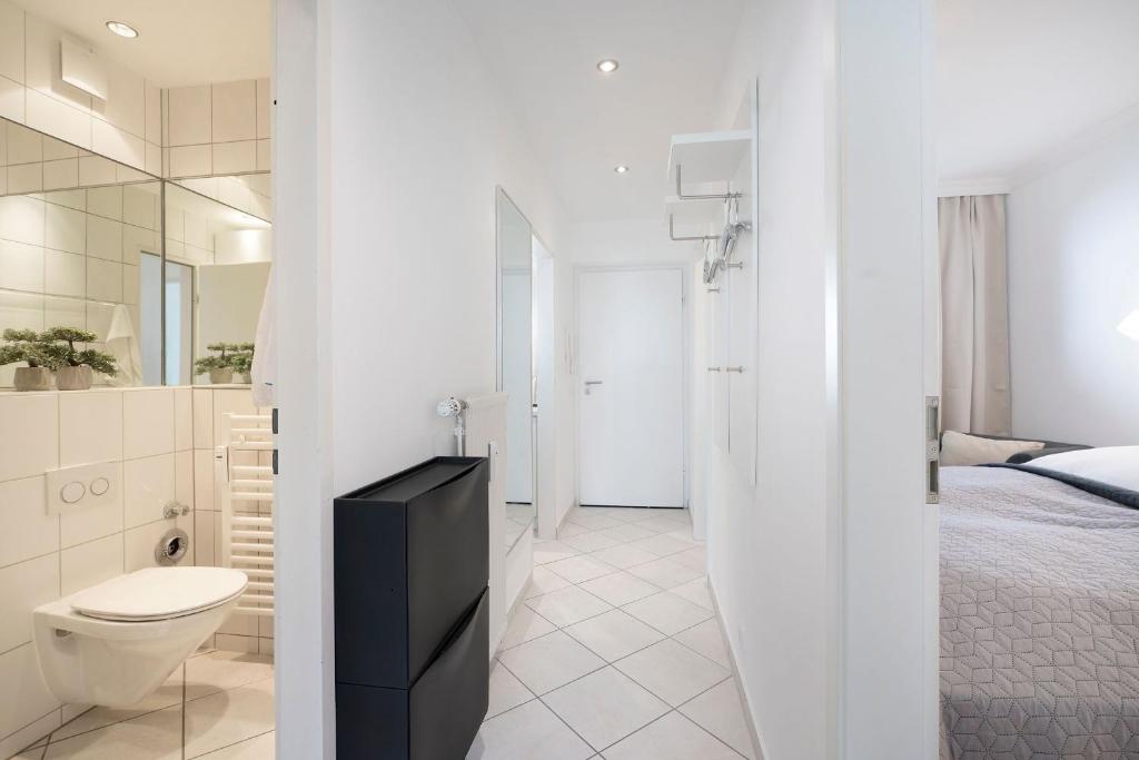 Koupelna v ubytování Miramar Wohnung 510
