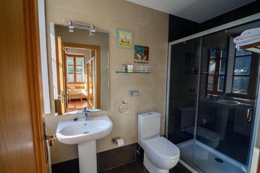Koupelna v ubytování Hostal El Palacio