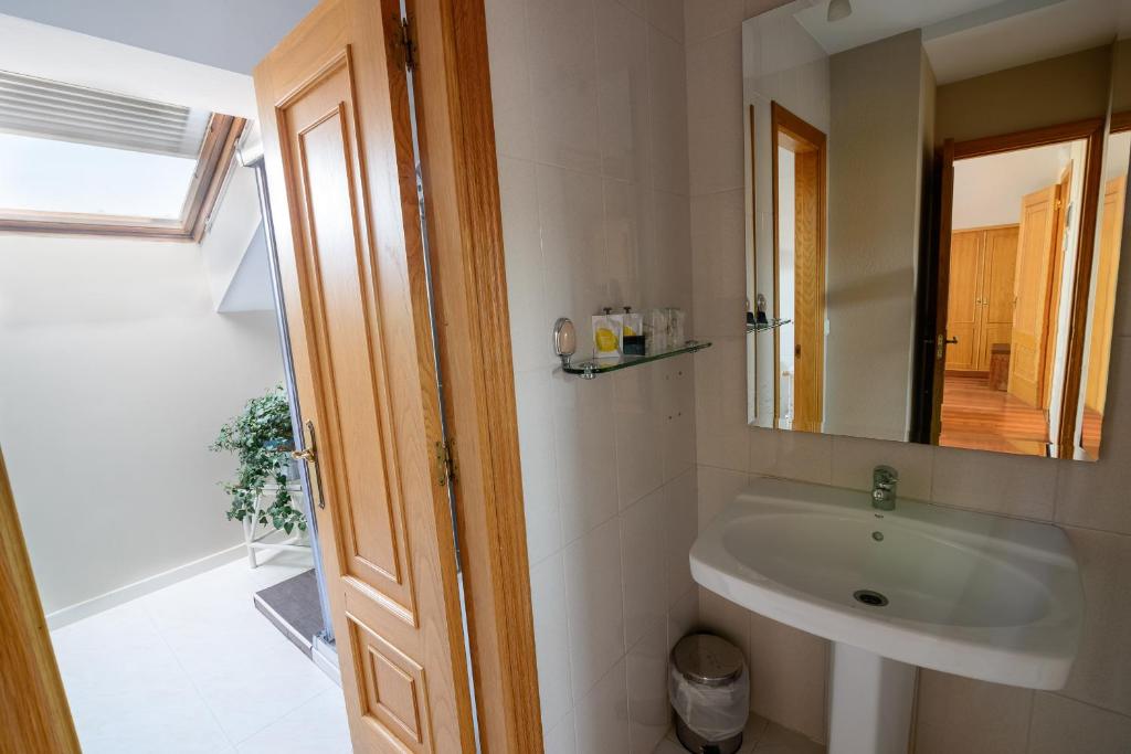 Koupelna v ubytování Hostal El Palacio