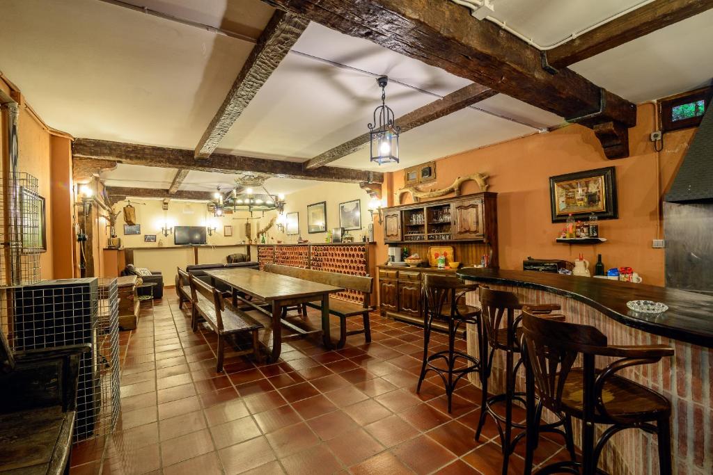 Restaurace v ubytování Hostal El Palacio