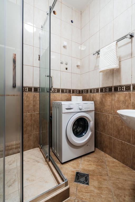 Koupelna v ubytování Apartments Radević