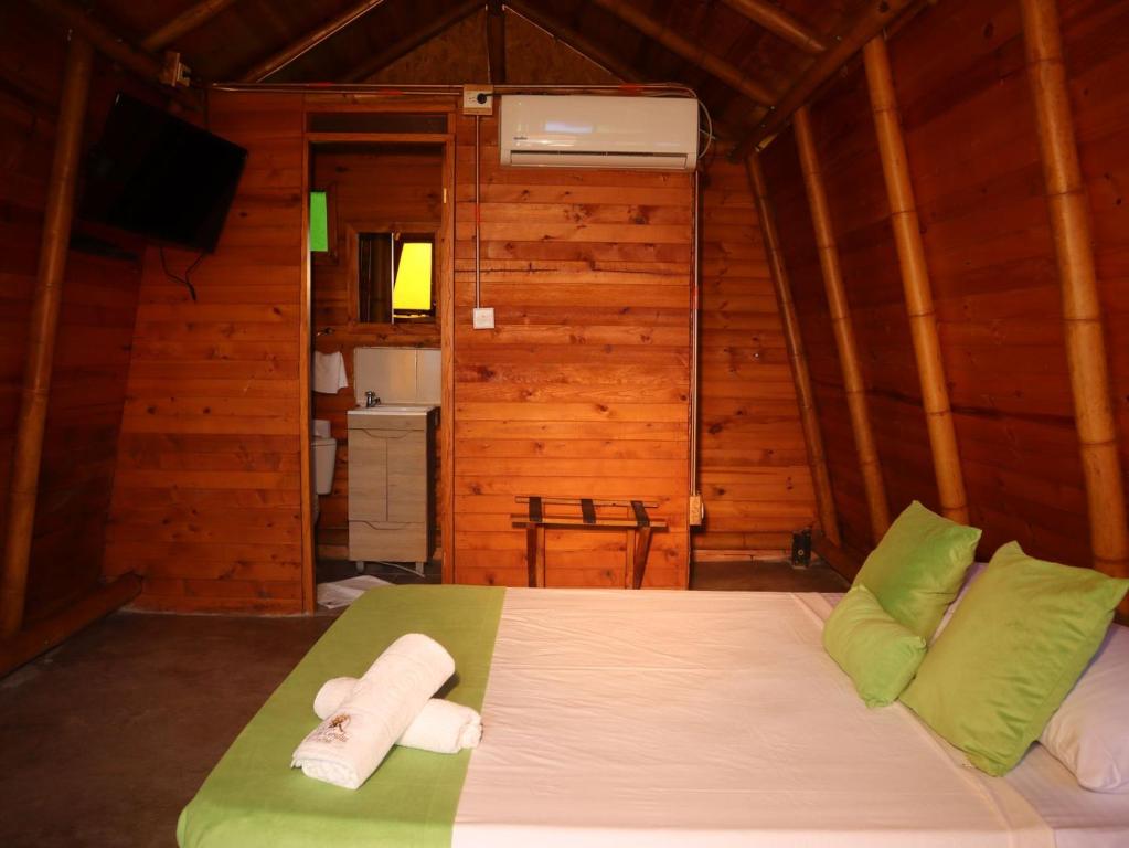 Postel nebo postele na pokoji v ubytování Solvae Hotel