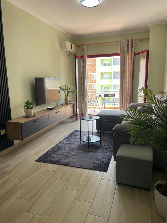 Posezení v ubytování Paolos Apartment