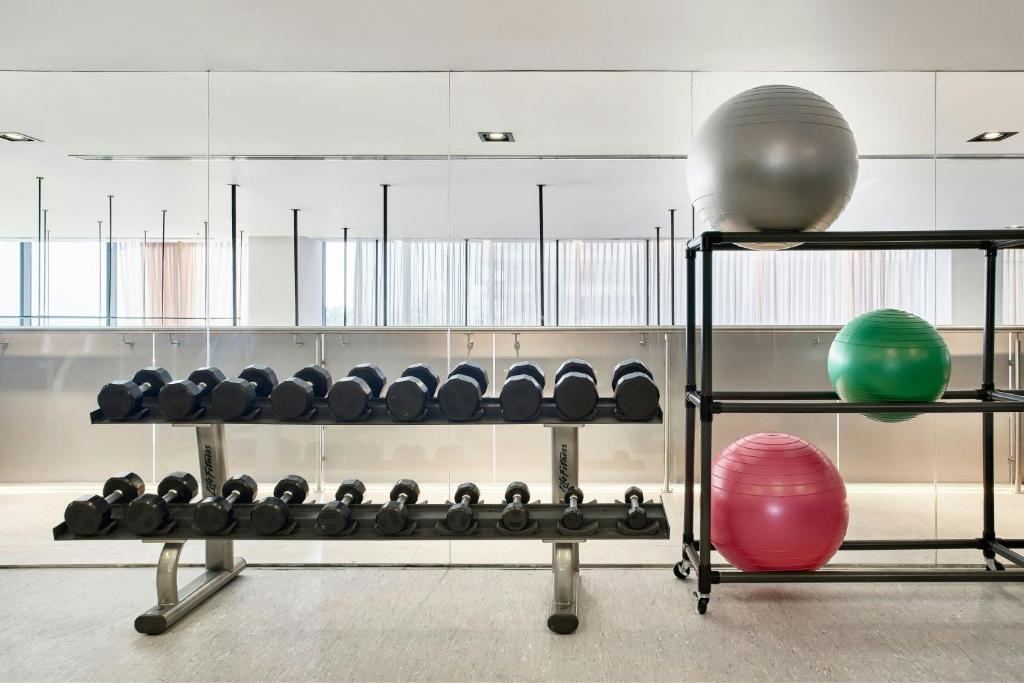 Fitness centrum a/nebo fitness zařízení v ubytování AC Hotel by Marriott Veracruz